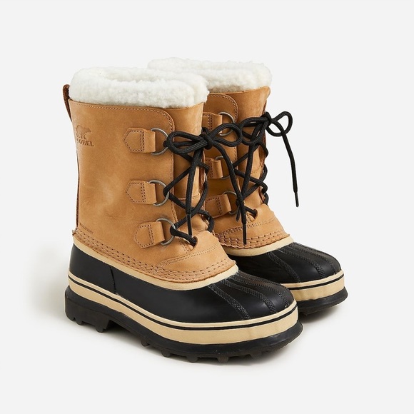 Sorel® Caribou™ YOUTH Suede Lace up Boots Warm winter boots - Picture 1 of 17
